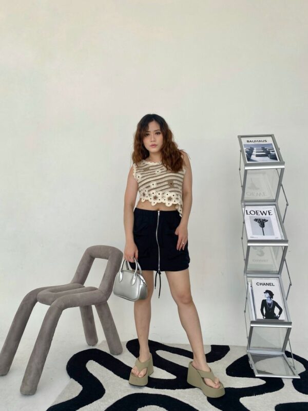 IMP027 Crochet Top Asymetrical