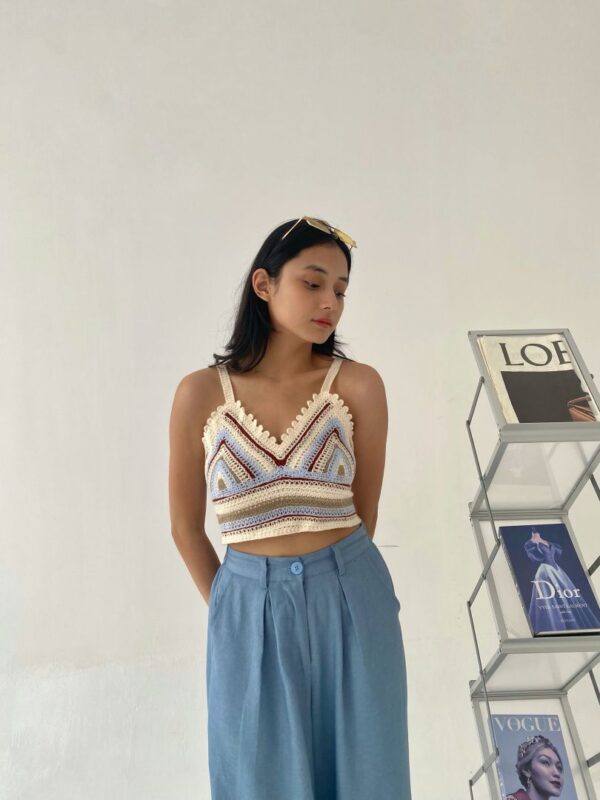 IMP032 Crochet Crop Tanktop Tribal