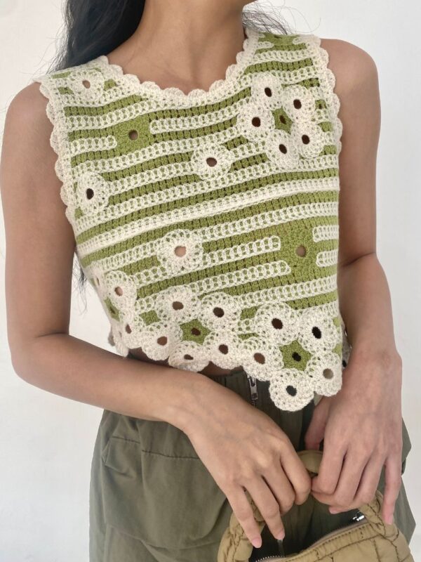 Crochet Asymetrical Top IMP-027