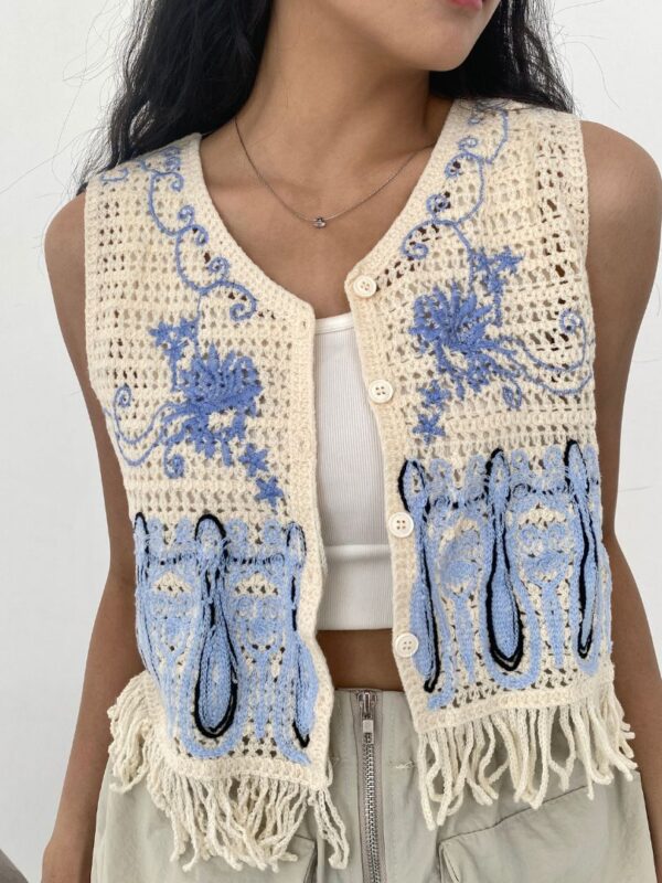 Crochet Frill Vest IMP-029